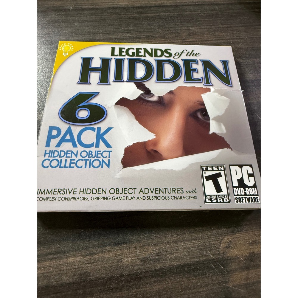 Legends of the Hidden 6 Pack Hidden Object Collection PC DVD-ROM Brain Games
